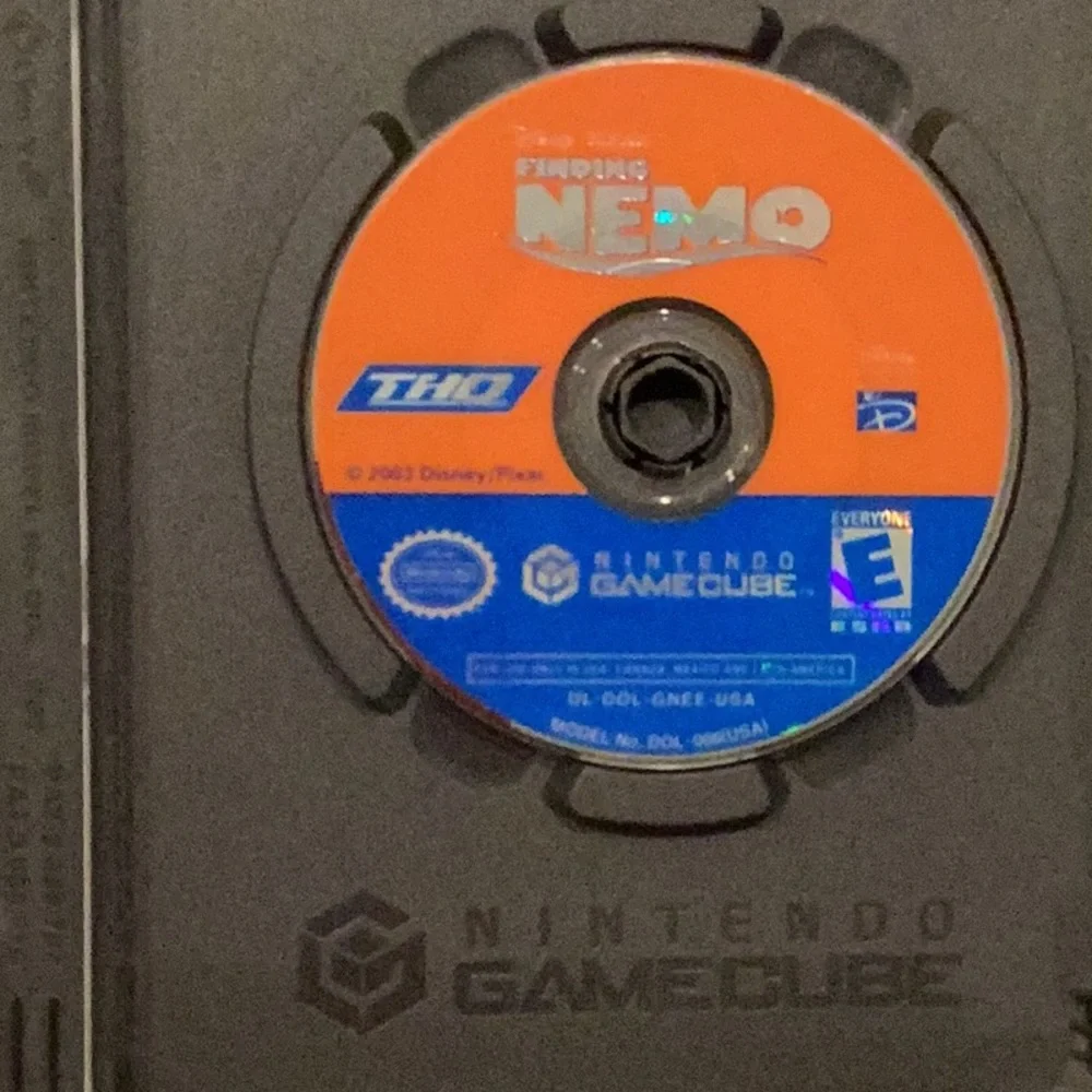 Disney Finding Nemo Nintendo GameCube Game Pixar CIB Tested Working